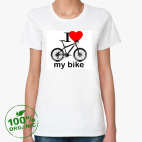 Женская футболка органик