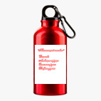 Металлическая бутылка 400 мл UV-DTF