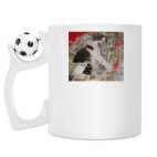 Кружка с футбольным мячиком