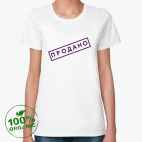 Женская футболка органик