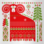 Новогодняя овца