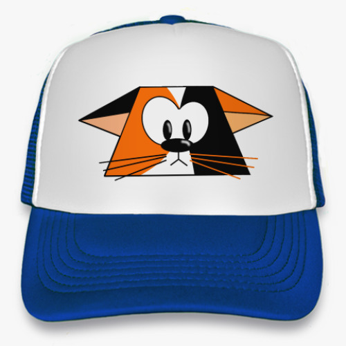 Кепка-тракер с принтом Обескураженный кот