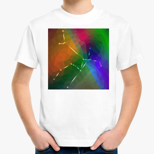 Детская футболка с принтом Андромеда