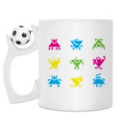 Кружка с футбольным мячиком