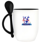 Кружка с ложкой