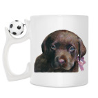 Кружка с футбольным мячиком