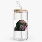 Банка с бамбуковой крышкой