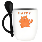 Кружка с ложкой