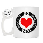 Кружка с футбольным мячиком