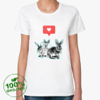 Женская футболка органик