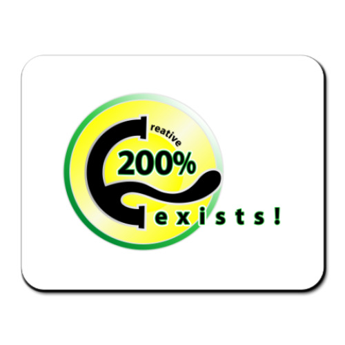 Коврик для мыши с принтом КРЕАТИВ