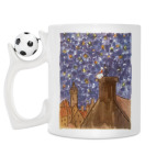 Кружка с футбольным мячиком