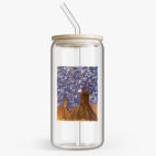 Банка с бамбуковой крышкой