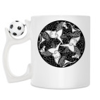 Кружка с футбольным мячиком