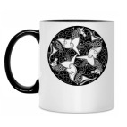 Кружка двухцветная