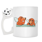 Кружка с футбольным мячиком