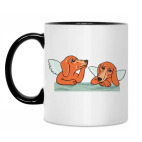 Кружка двухцветная