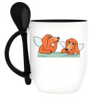 Кружка с ложкой