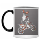 Кружка двухцветная