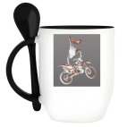 Кружка с ложкой