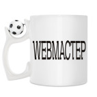 Кружка с футбольным мячиком