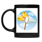 Кружка цветная UV-DTF