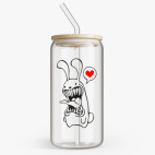 Банка с бамбуковой крышкой