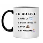 Кружка двухцветная