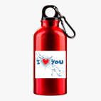 Металлическая бутылка 400 мл UV-DTF