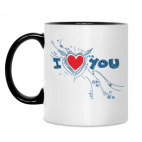 Кружка двухцветная