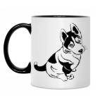 Кружка двухцветная