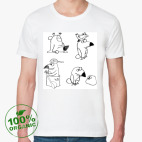 Мужская футболка органик