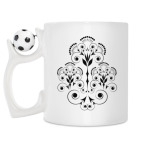 Кружка с футбольным мячиком