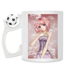 Кружка с футбольным мячиком