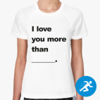 Женская спортивная футболка