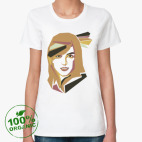Женская футболка органик