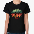 Классическая женская футболка Очень странные дела