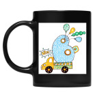 Кружка цветная UV-DTF