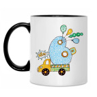 Кружка двухцветная