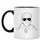 Кружка двухцветная