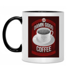 Кружка двухцветная