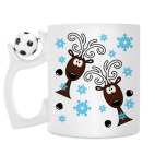 Кружка с футбольным мячиком