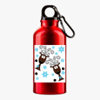 Металлическая бутылка 400 мл UV-DTF