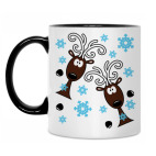 Кружка двухцветная