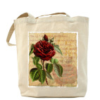 Vintage: Темно-красная роза