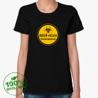 Женская футболка органик