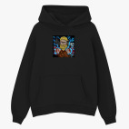 Толстовка худи оверсайз