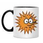 Кружка двухцветная