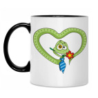 Кружка двухцветная