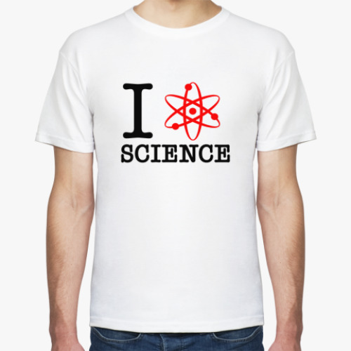 Футболка с принтом Science